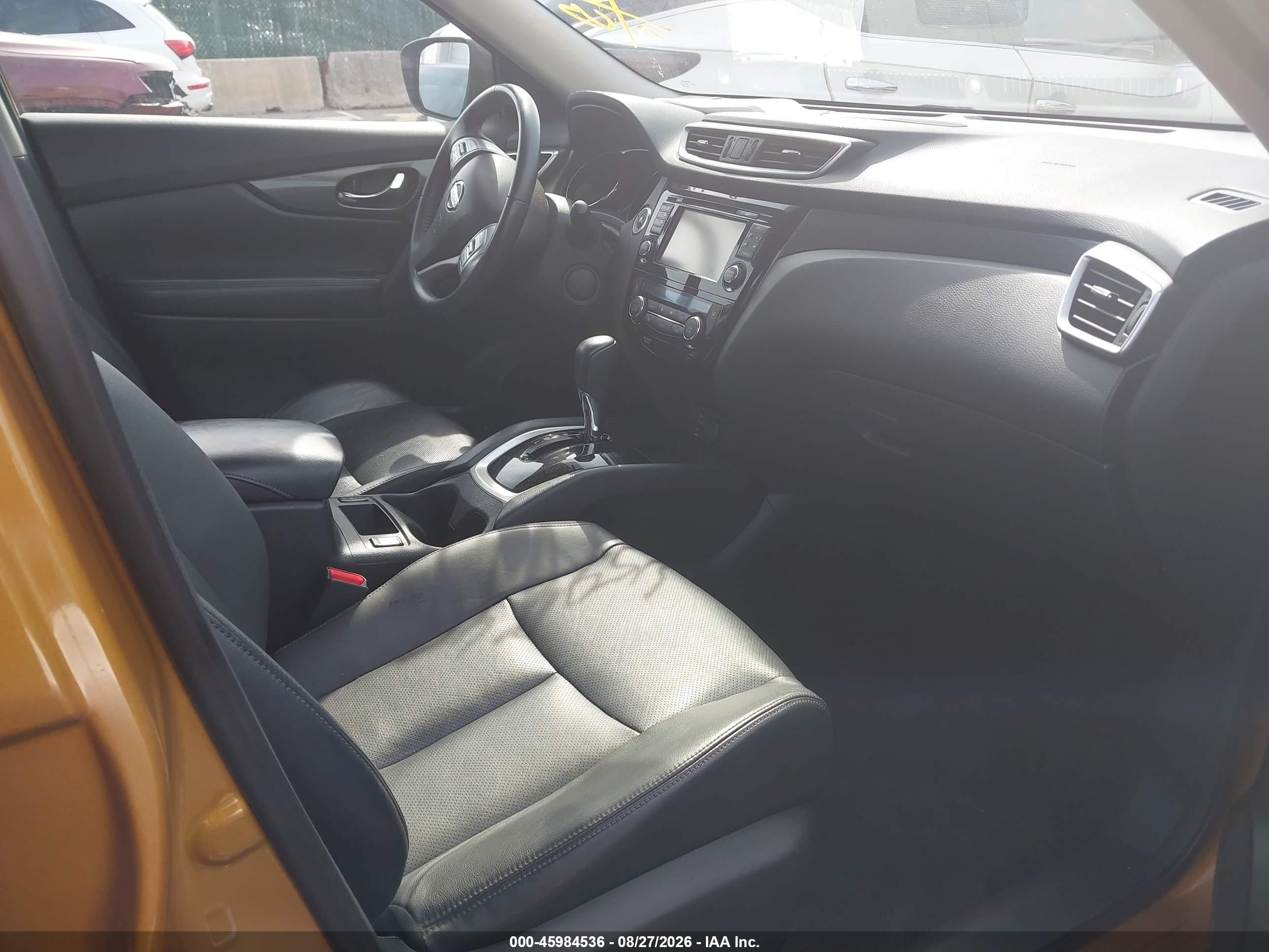2014 Nissan Rogue Sl Gold vin: 5N1AT2MV6EC778155