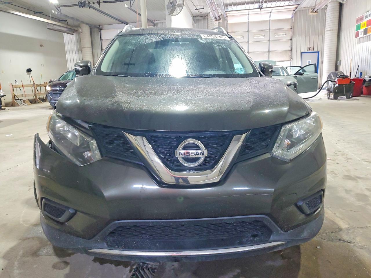 2014 Nissan Rogue Sv Green vin: 5N1AT2MV6EC782982