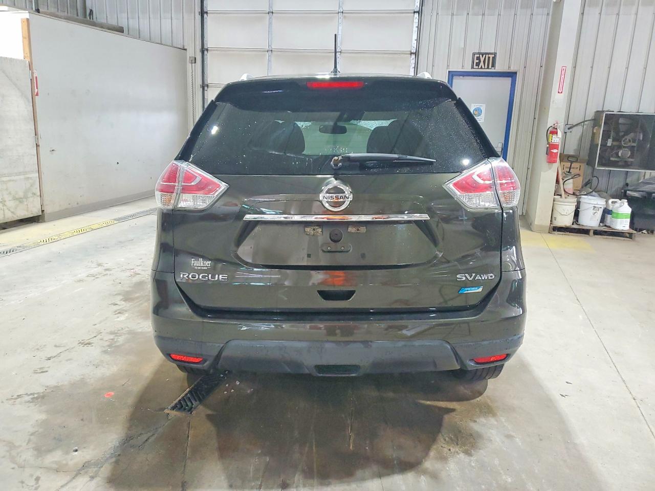 2014 Nissan Rogue Sv Green vin: 5N1AT2MV6EC782982