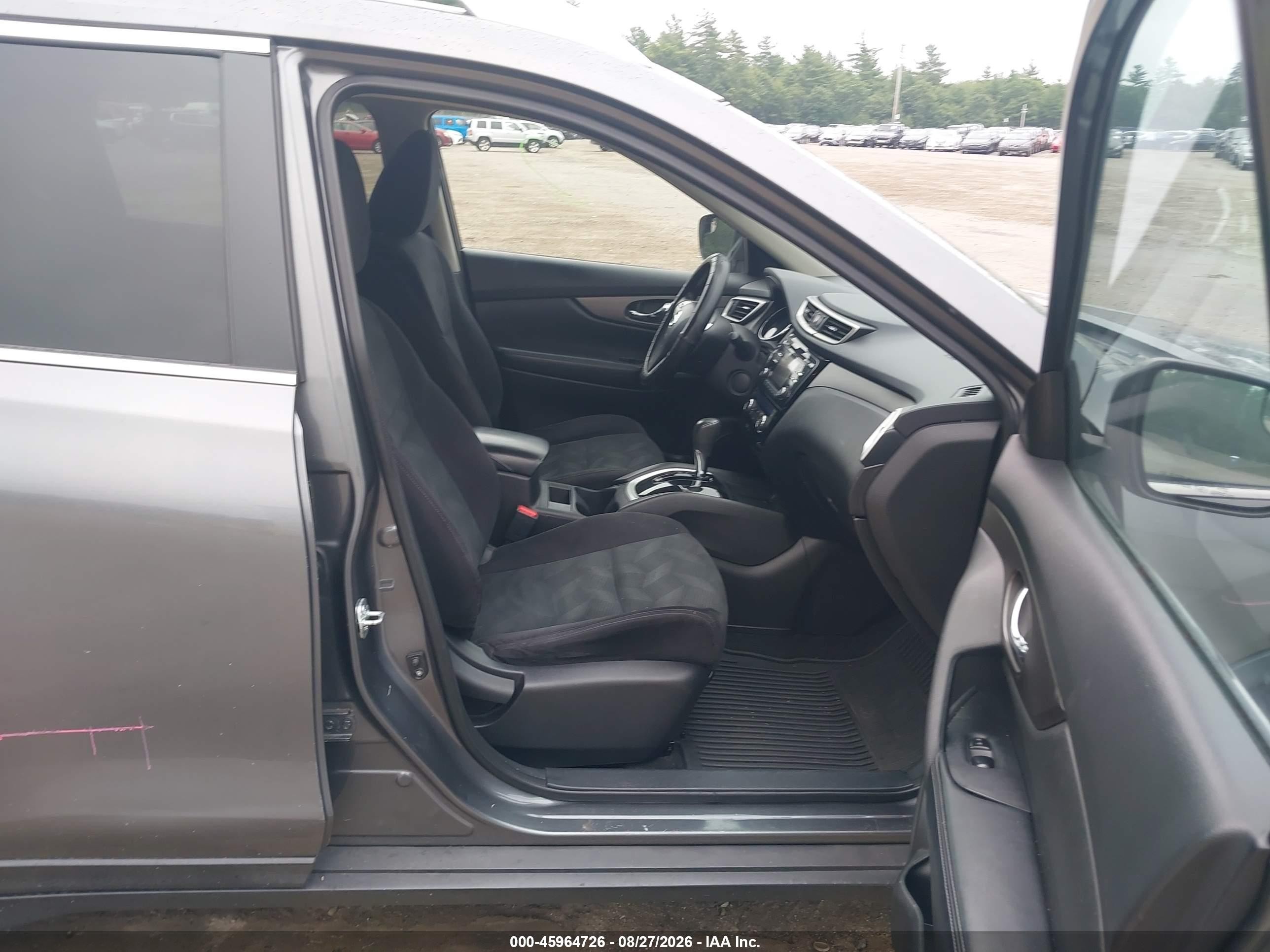 2014 Nissan Rogue Sv Серый vin: 5N1AT2MV6EC792007