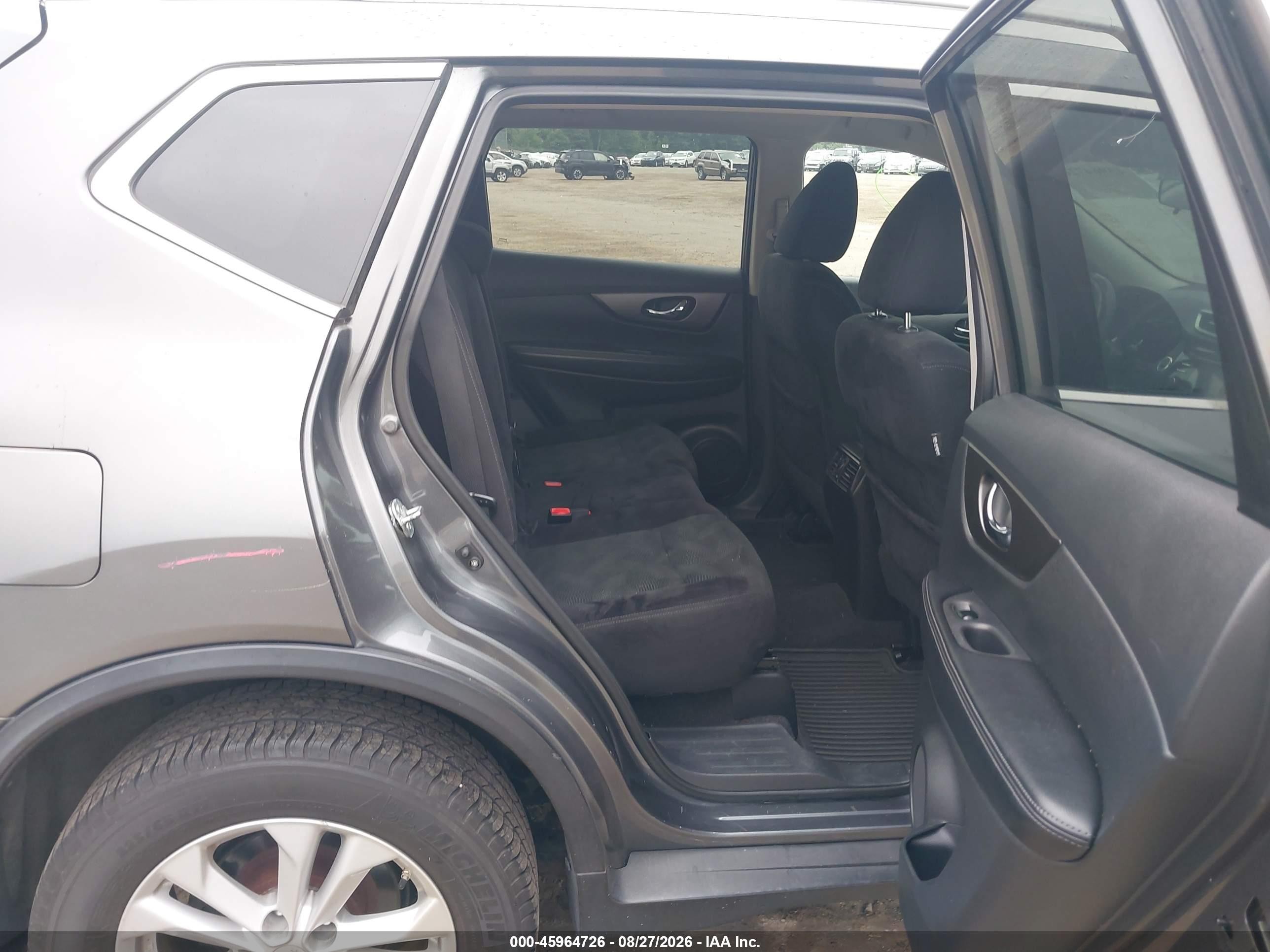 2014 Nissan Rogue Sv Серый vin: 5N1AT2MV6EC792007