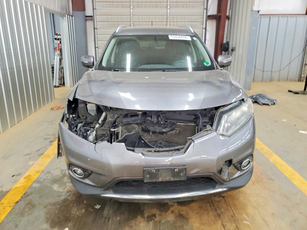 2014 Nissan Rogue Sv Gray vin: 5N1AT2MV6EC796025