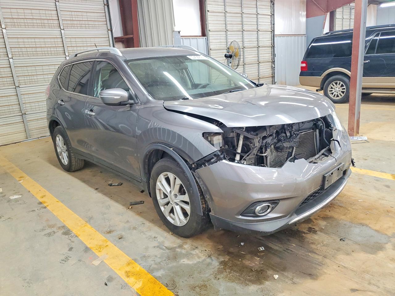 2014 Nissan Rogue Sv Gray vin: 5N1AT2MV6EC796025