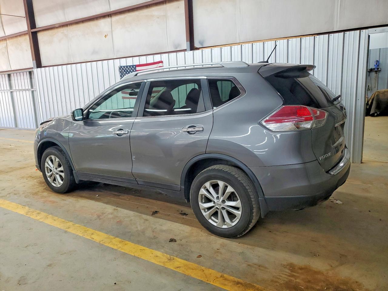2014 Nissan Rogue Sv Gray vin: 5N1AT2MV6EC796025