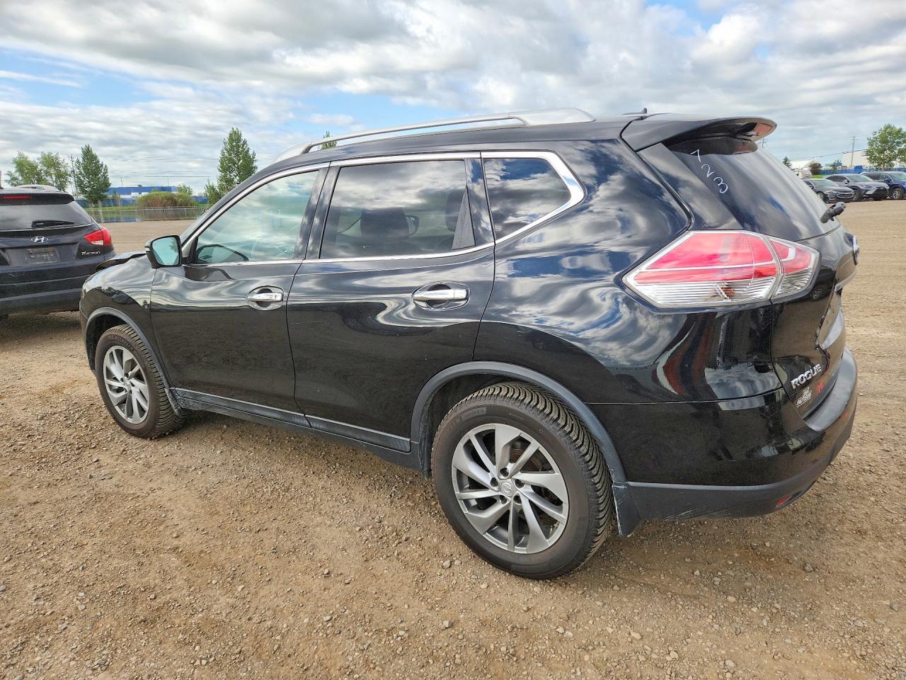 2014 Nissan Rogue S Black vin: 5N1AT2MV6EC801496