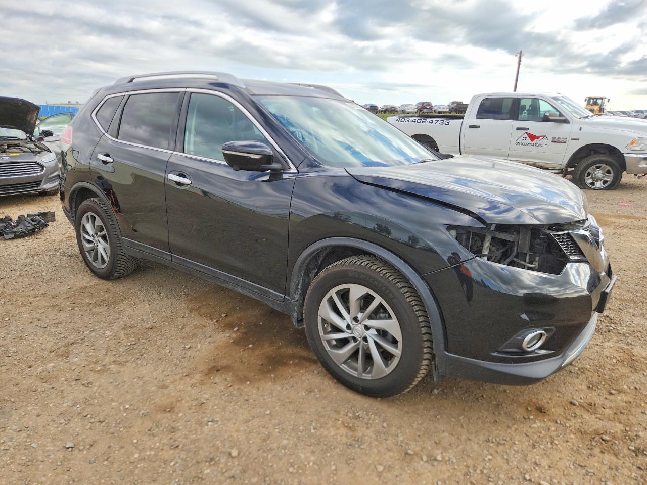 2014 Nissan Rogue S Black vin: 5N1AT2MV6EC801496