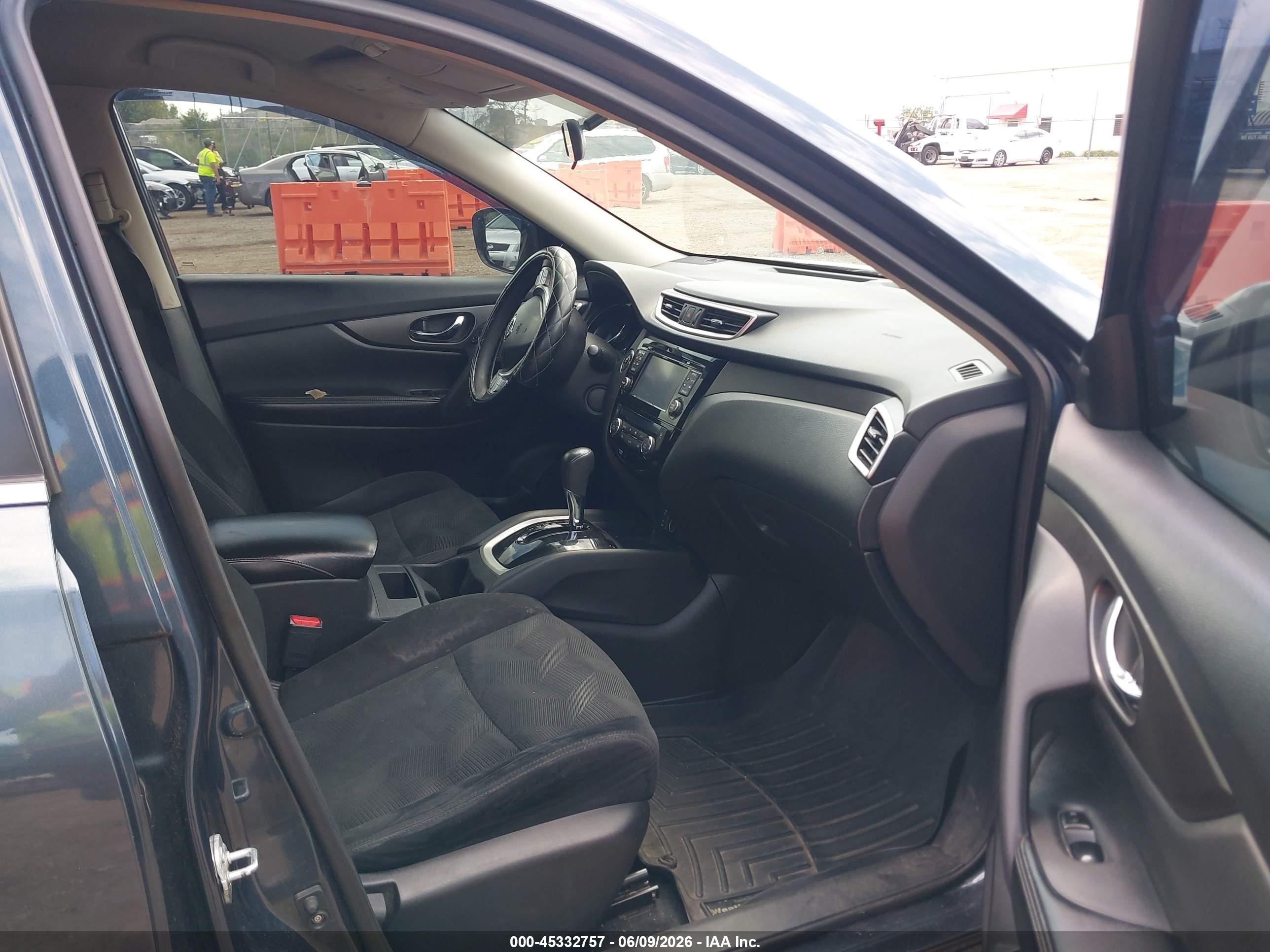 2014 Nissan Rogue S/sl/sv Turquoise vin: 5N1AT2MV6EC801580