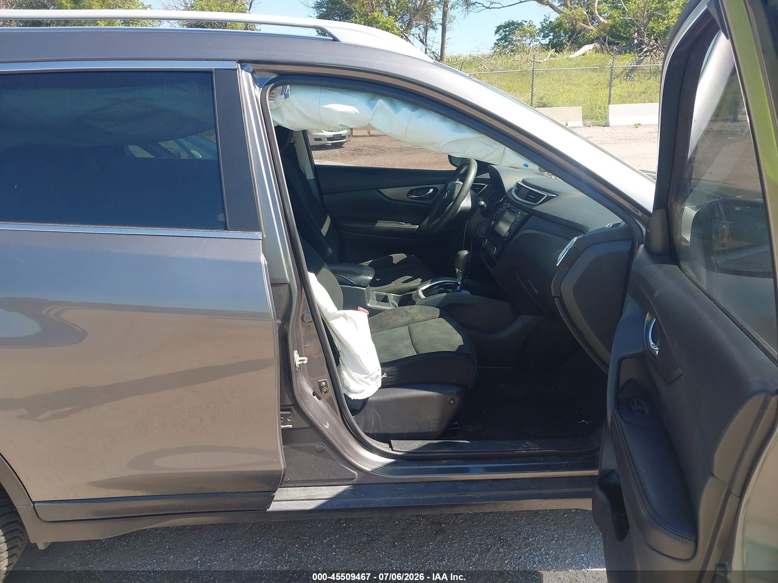 2014 Nissan Rogue Sv Gray vin: 5N1AT2MV6EC806083