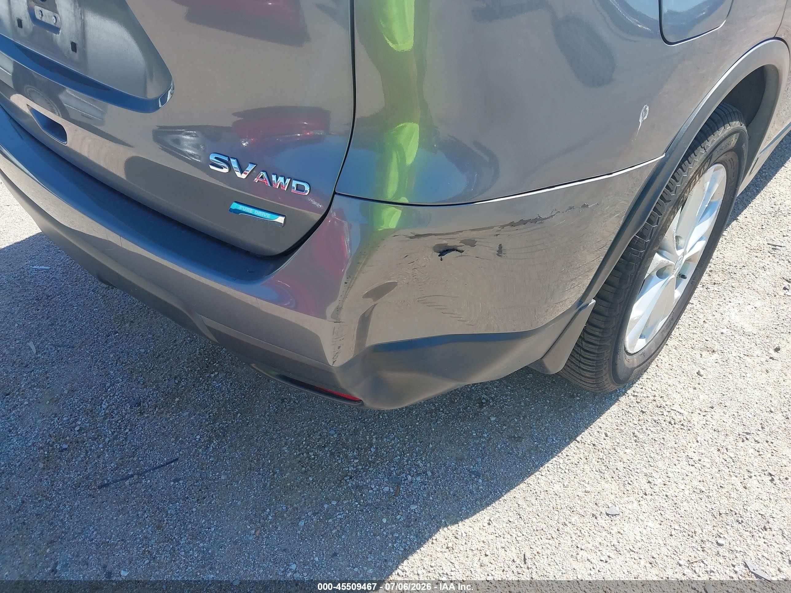 2014 Nissan Rogue Sv Gray vin: 5N1AT2MV6EC806083