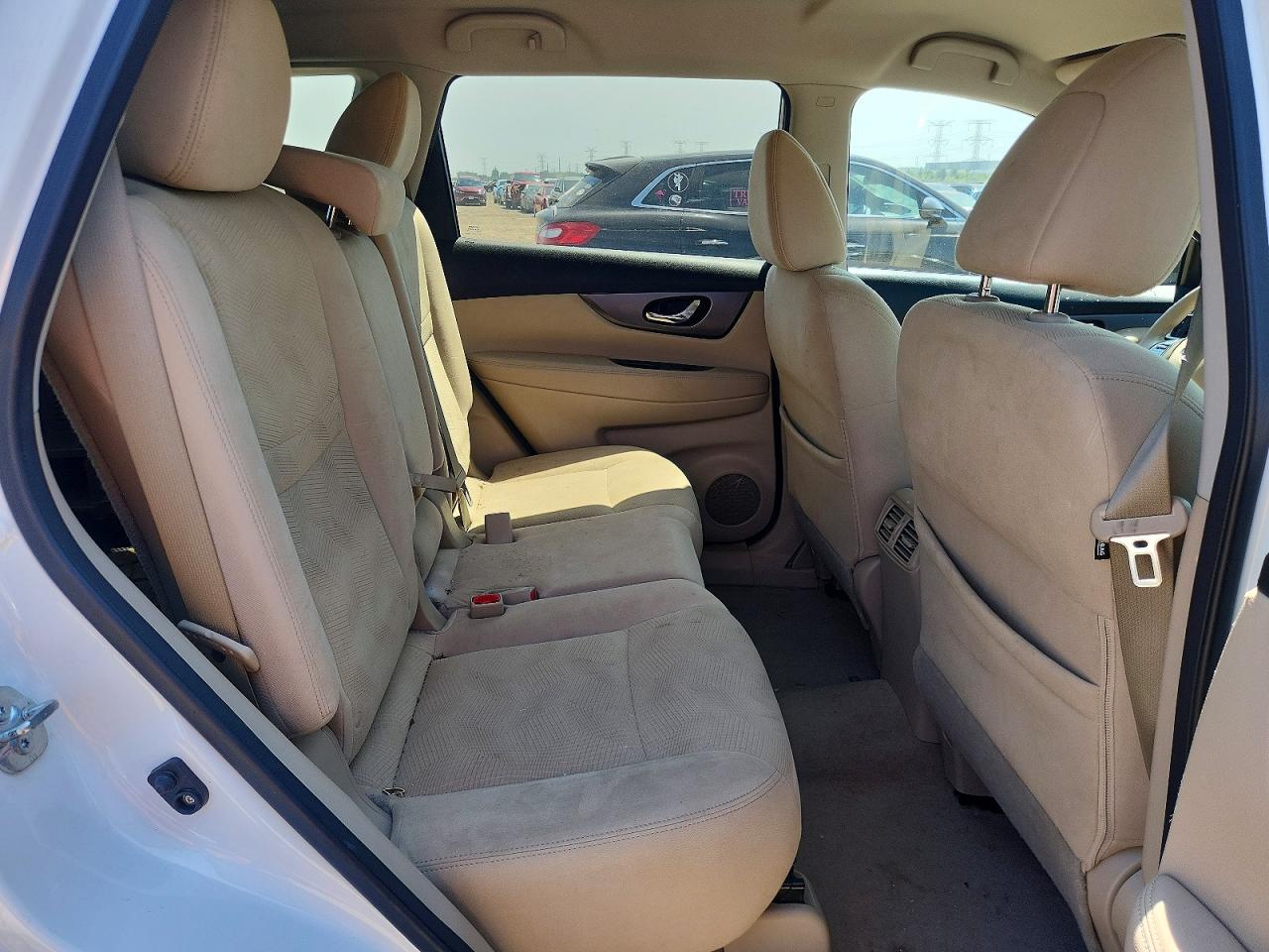 2014 Nissan Rogue Sv White vin: 5N1AT2MV6EC810585