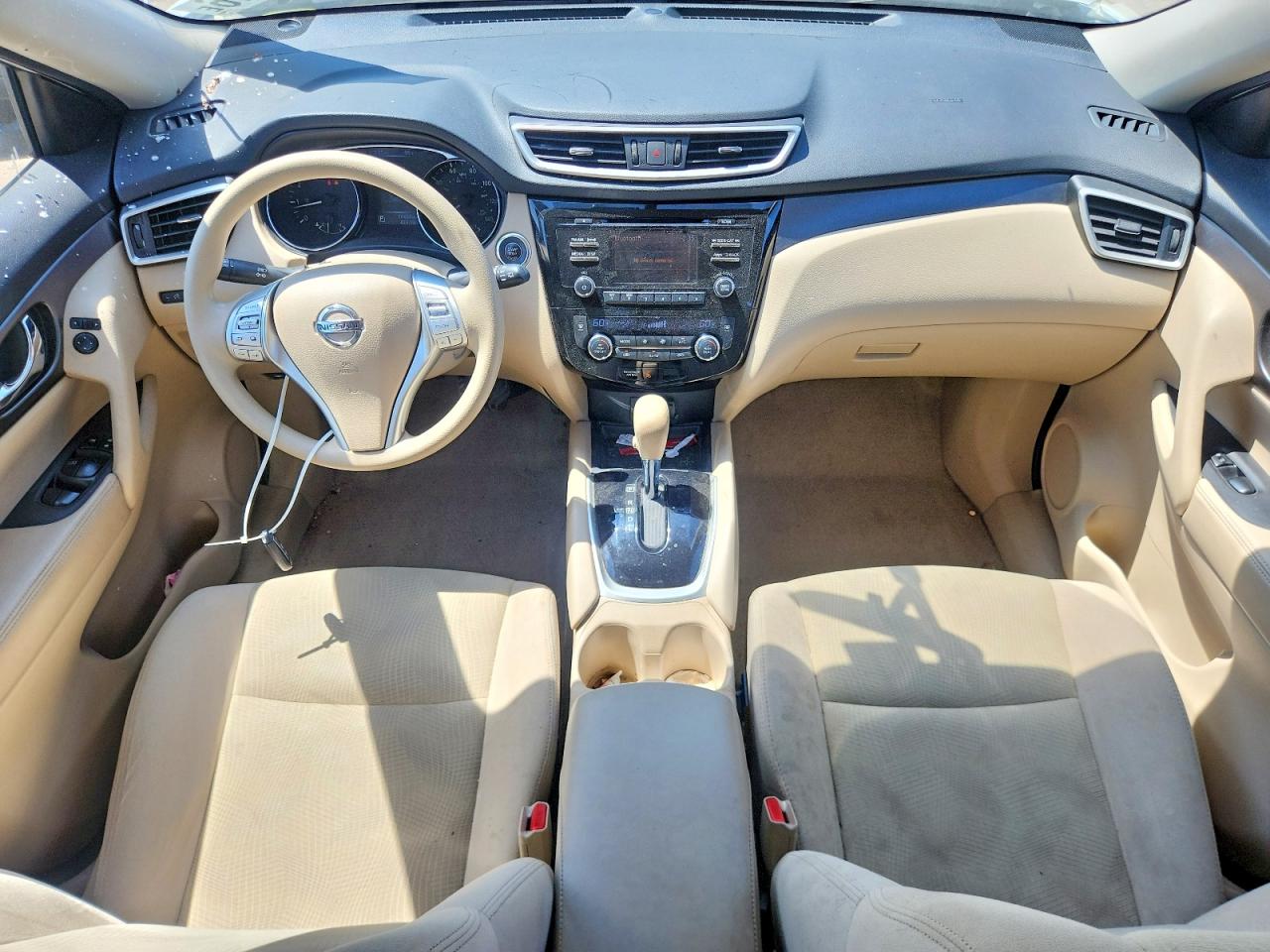 2014 Nissan Rogue Sv White vin: 5N1AT2MV6EC810585