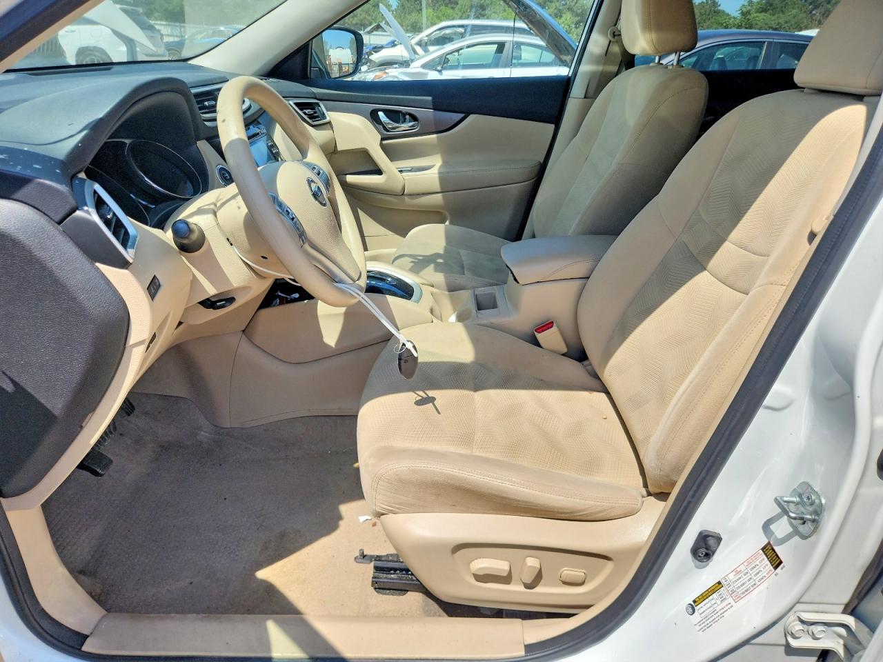 2014 Nissan Rogue Sv White vin: 5N1AT2MV6EC810585