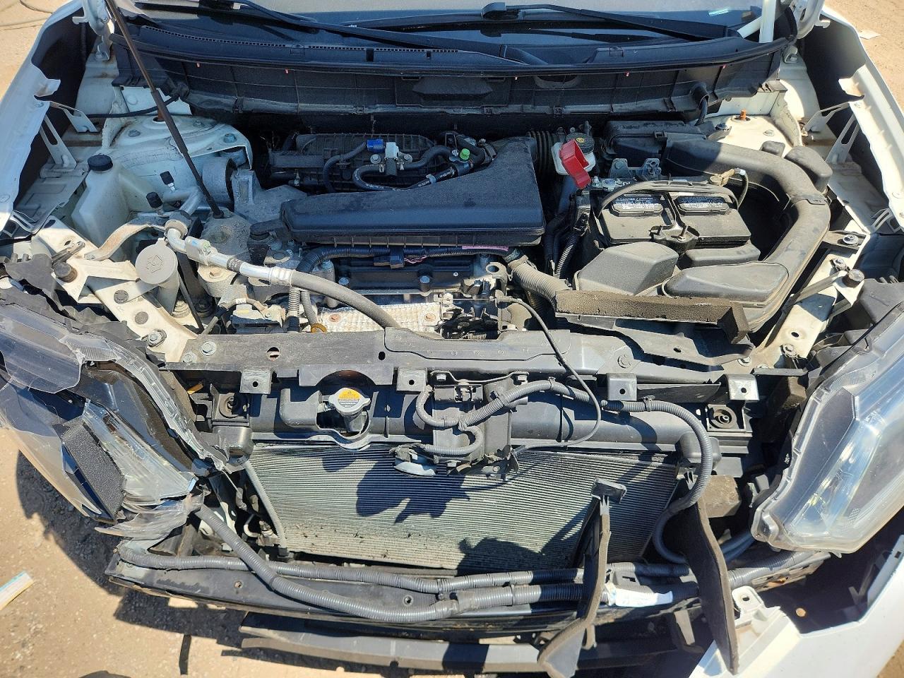 2014 Nissan Rogue Sv White vin: 5N1AT2MV6EC810585