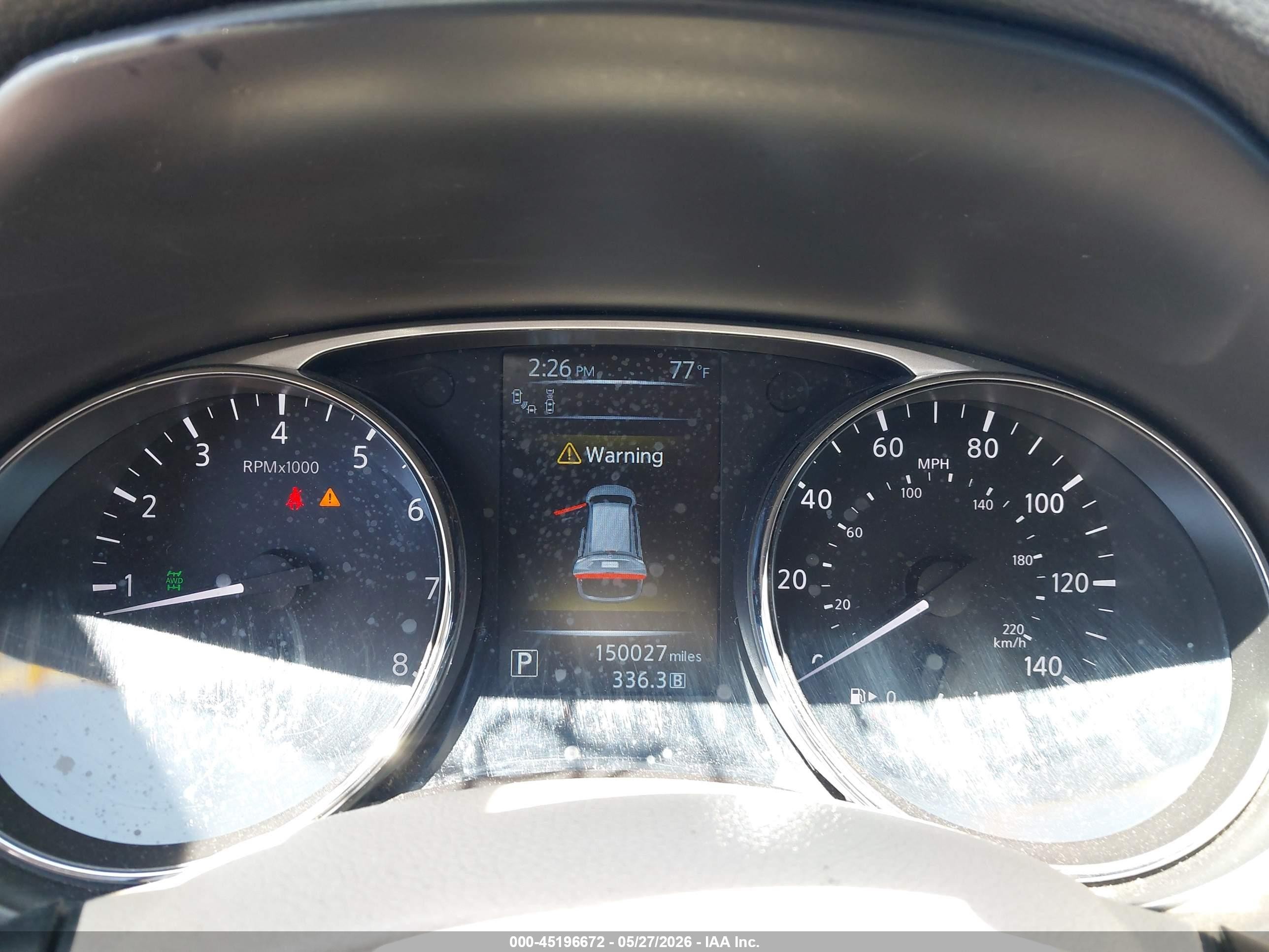 2014 Nissan Rogue Sl Blue vin: 5N1AT2MV6EC815799