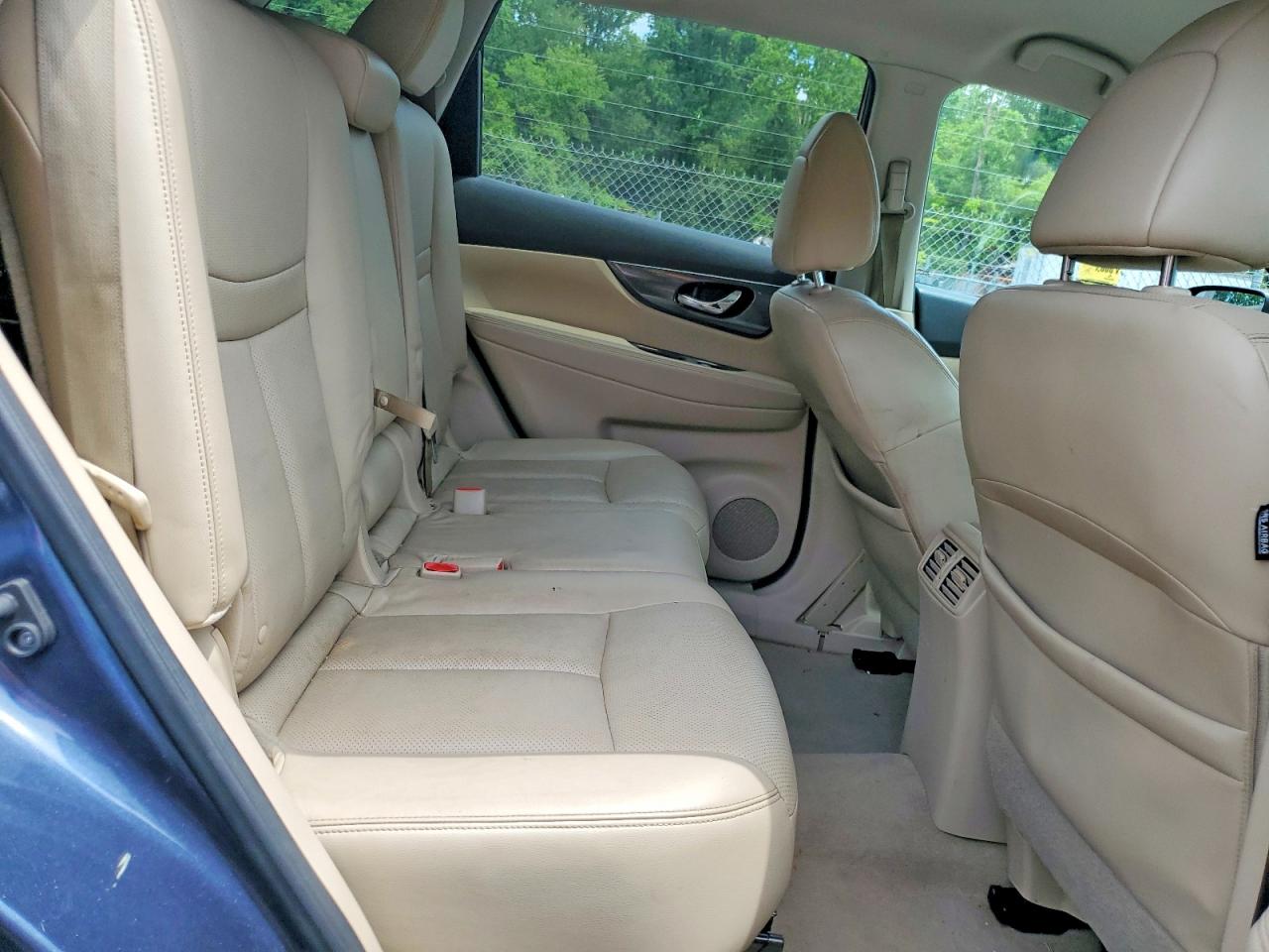2014 Nissan Rogue Sl Blue vin: 5N1AT2MV6EC840895