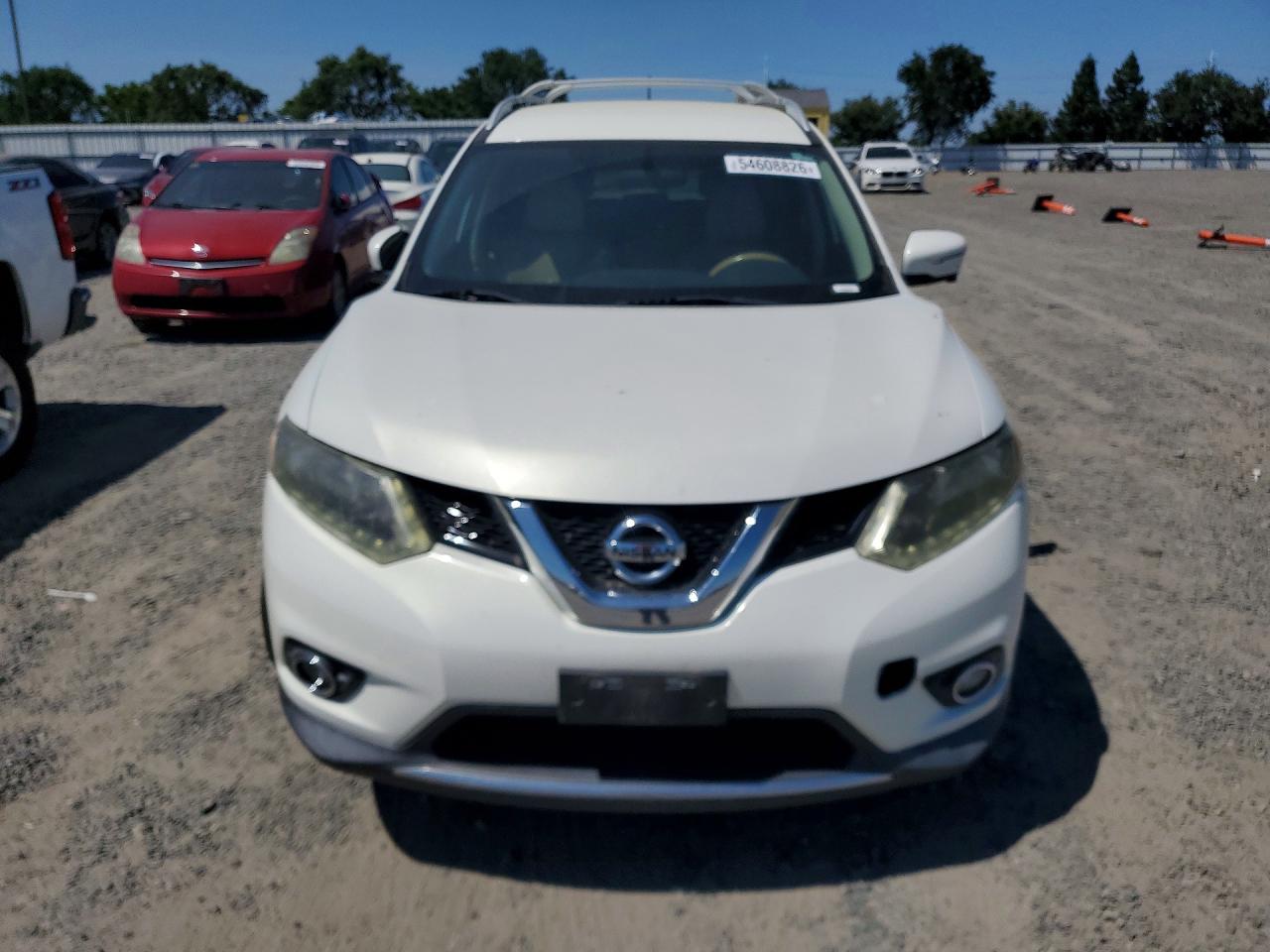 2014 Nissan Rogue White vin: 5N1AT2MV6EC859687