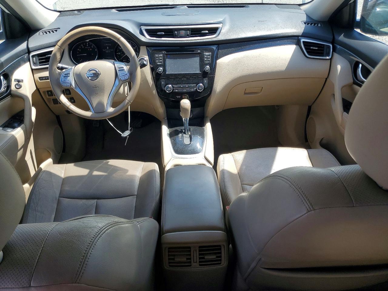 2014 Nissan Rogue White vin: 5N1AT2MV6EC859687