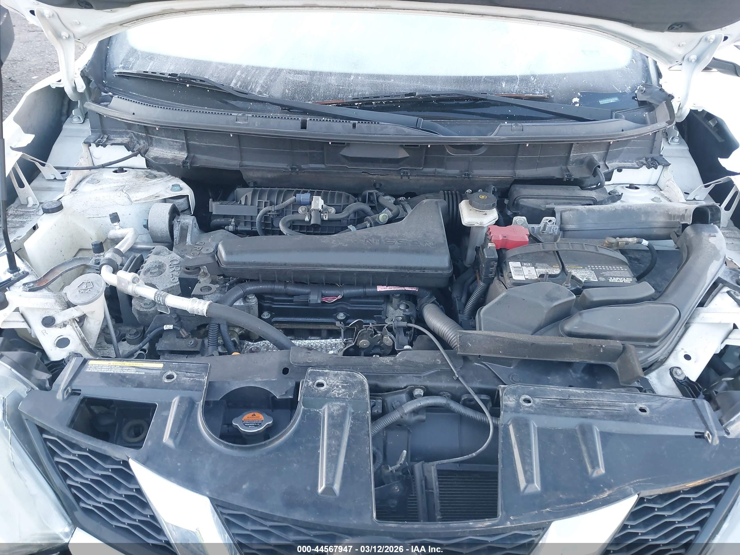 2014 Nissan Rogue Sv White vin: 5N1AT2MV6EC862931