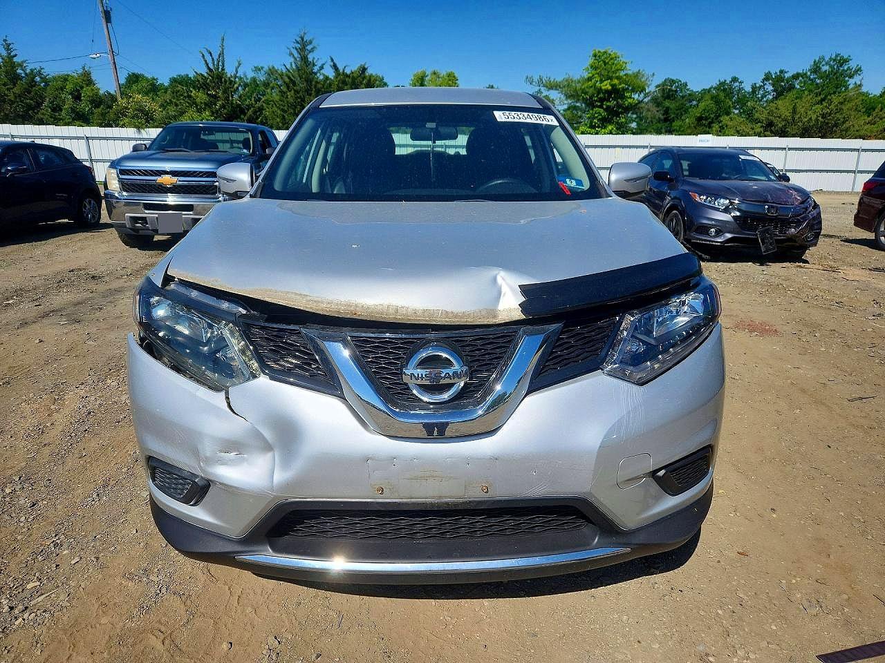 2014 Nissan Rogue S Silver vin: 5N1AT2MV6EC866400
