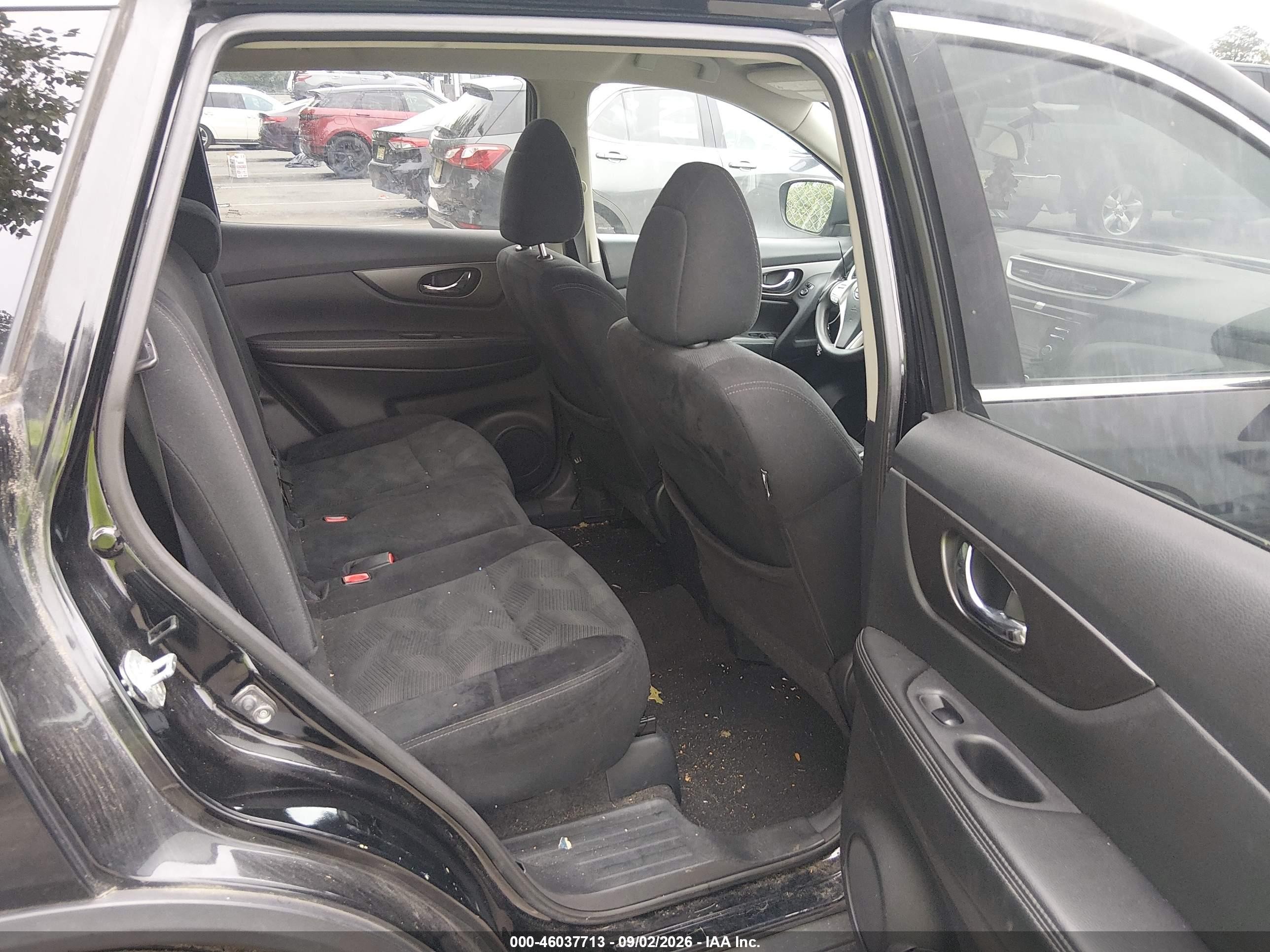 2014 Nissan Rogue Sv Black vin: 5N1AT2MV6EC873041
