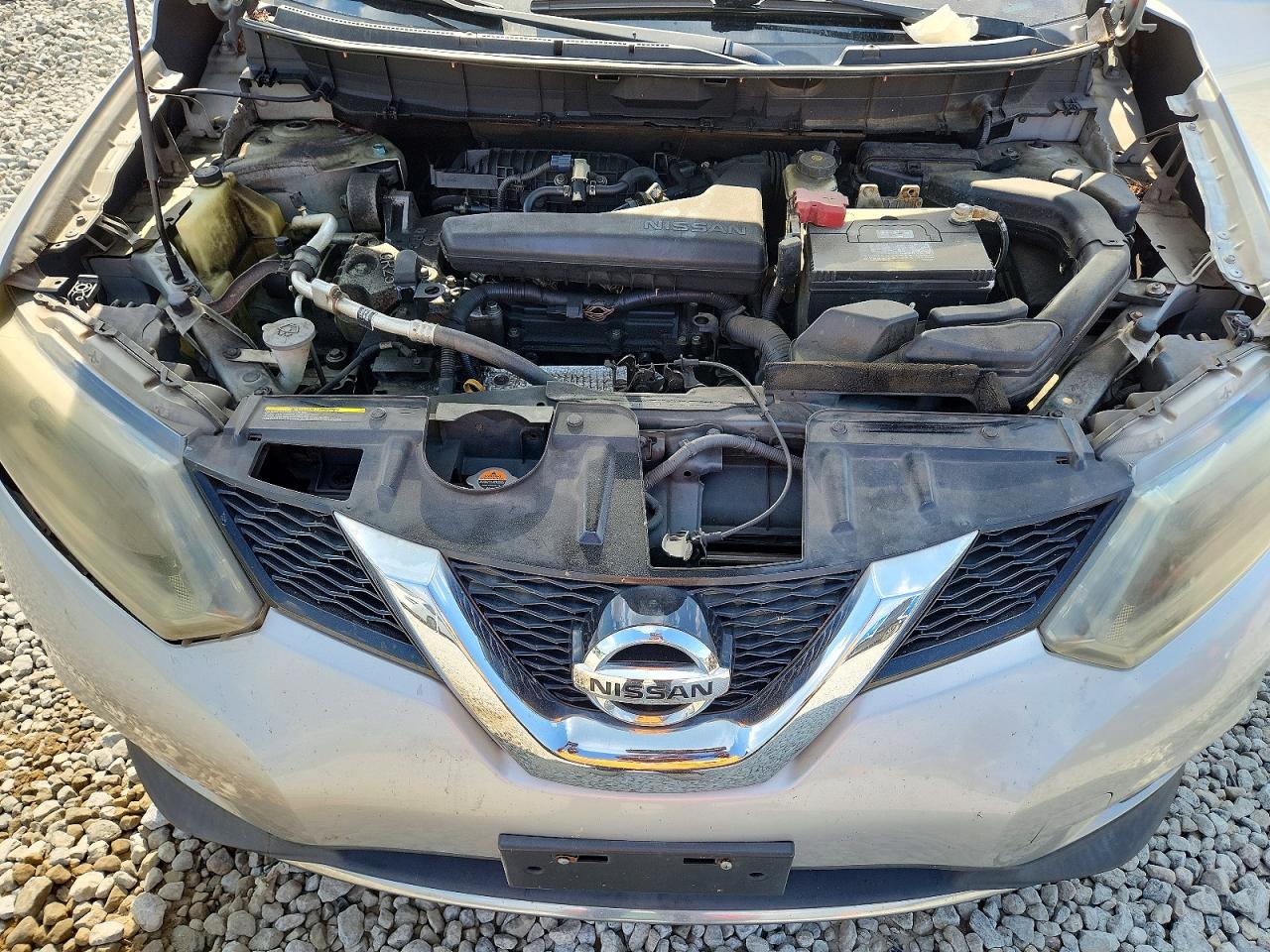 2015 Nissan Rogue Sv Silver vin: 5N1AT2MV6FC767335