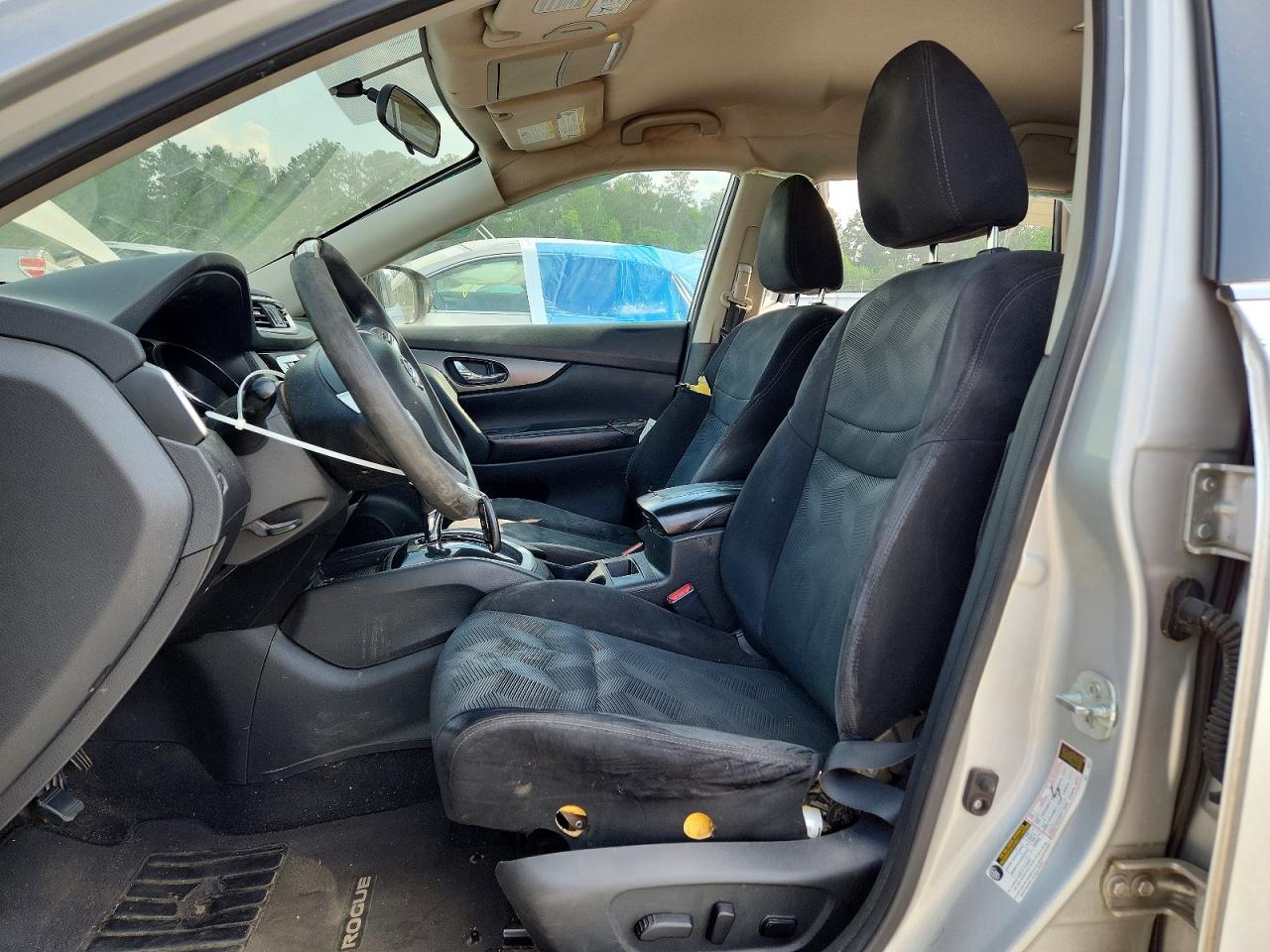 2015 Nissan Rogue Sv Silver vin: 5N1AT2MV6FC767335