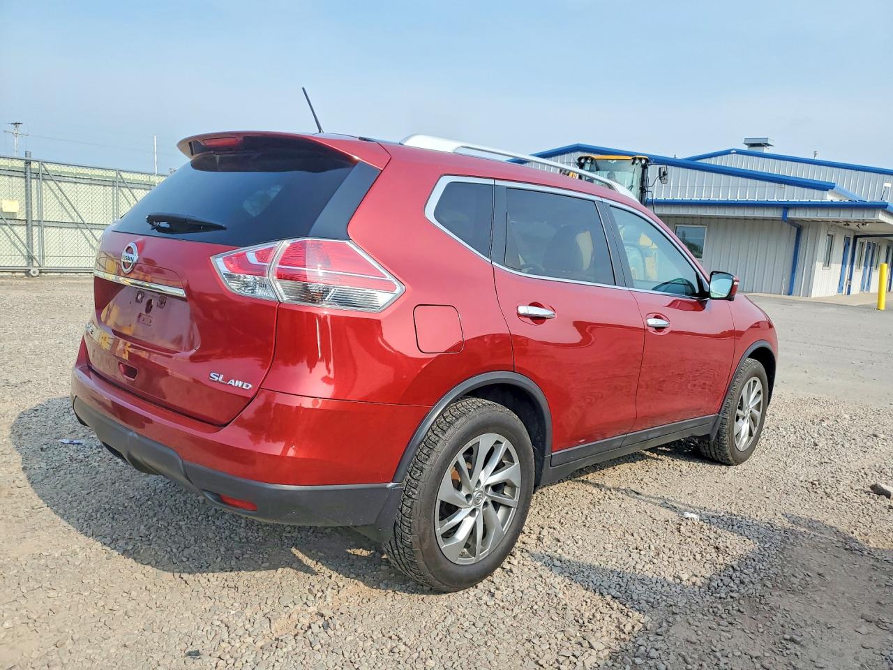 2015 Nissan Rogue Sl Red vin: 5N1AT2MV6FC770008