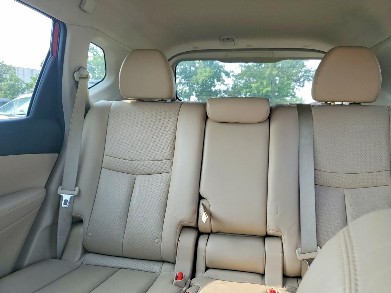 2015 Nissan Rogue Sl Red vin: 5N1AT2MV6FC770008