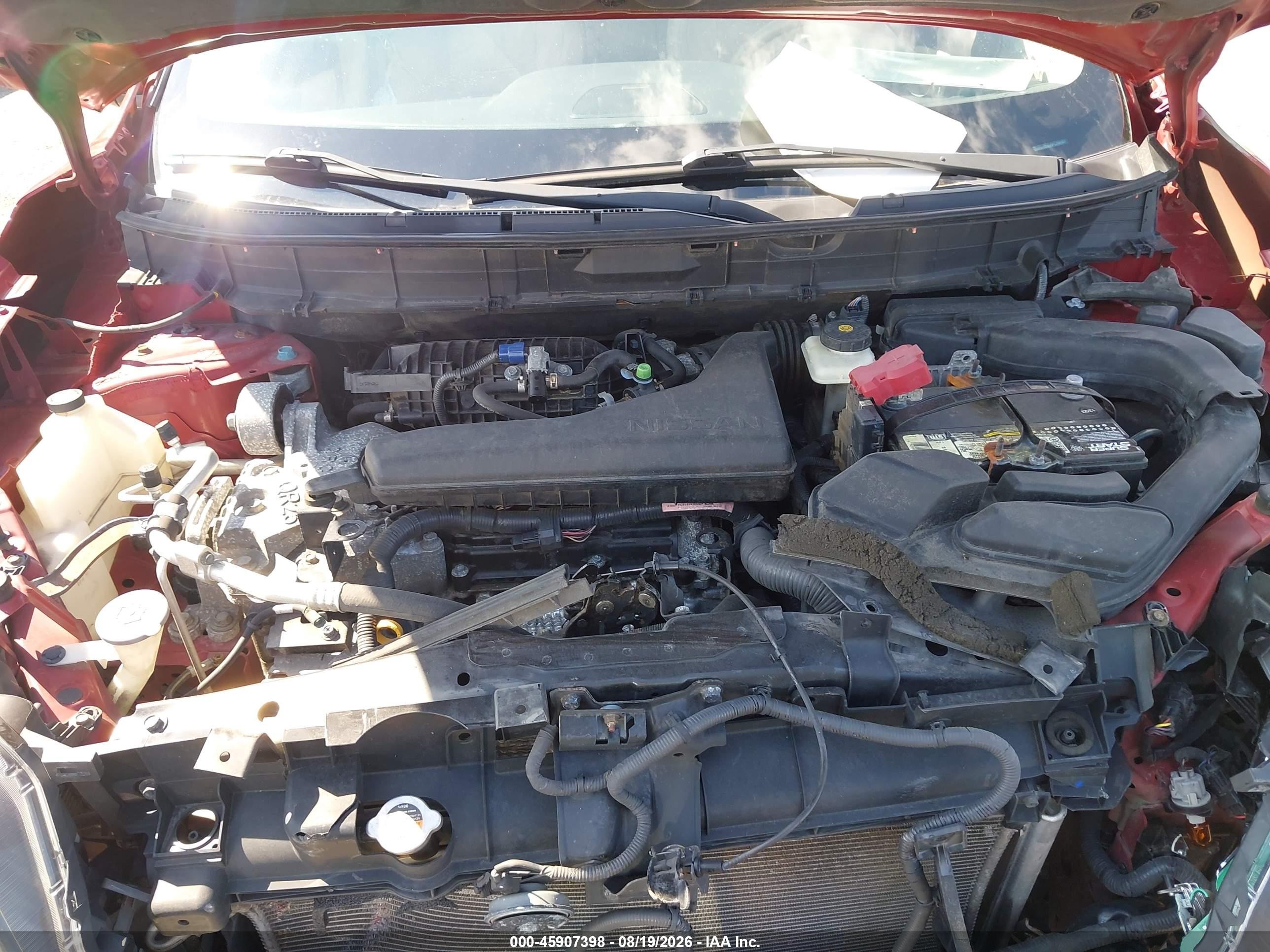 2015 Nissan Rogue Sl Красный vin: 5N1AT2MV6FC784359