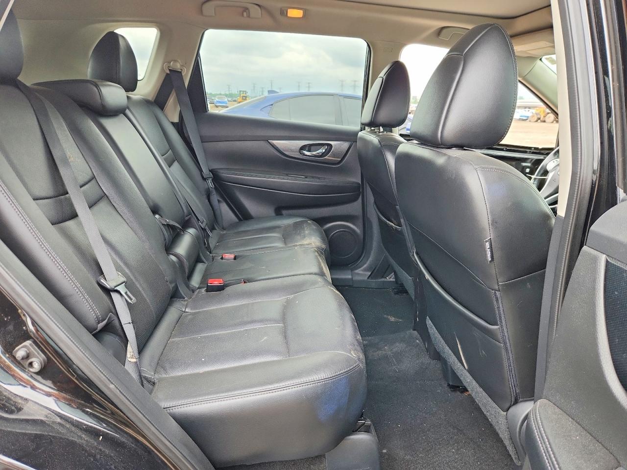 2015 Nissan Rogue Sl Black vin: 5N1AT2MV6FC797936