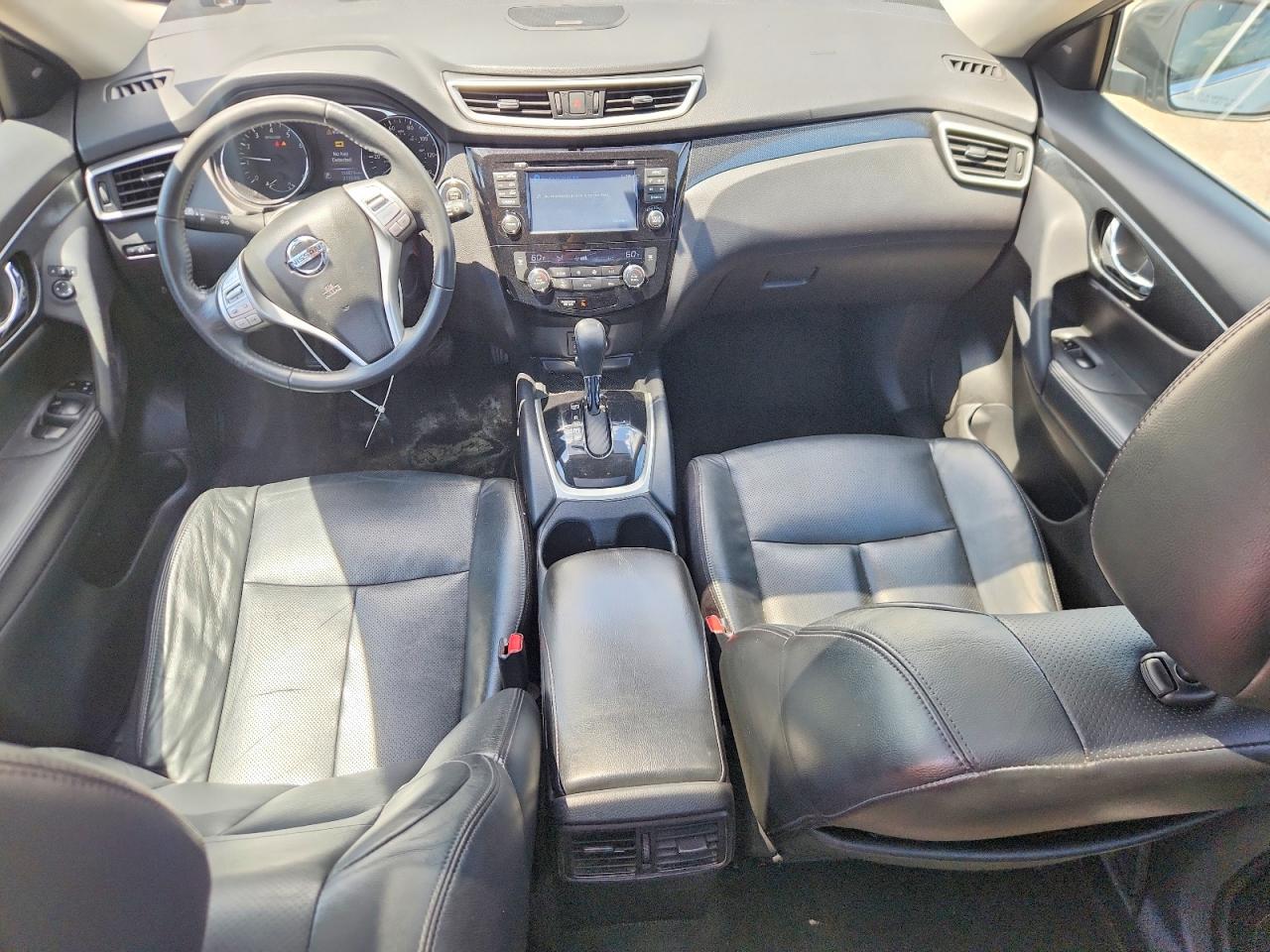 2015 Nissan Rogue Sl Silver vin: 5N1AT2MV6FC798262