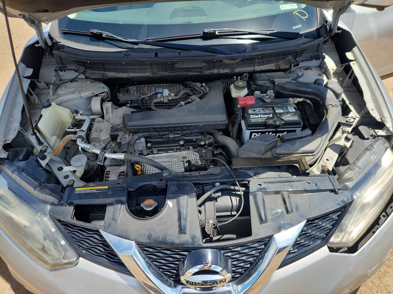 2015 Nissan Rogue Sl Silver vin: 5N1AT2MV6FC798262