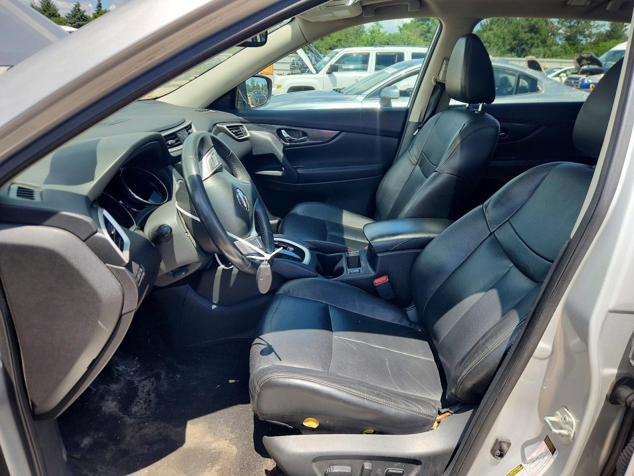 2015 Nissan Rogue Sl Silver vin: 5N1AT2MV6FC798262
