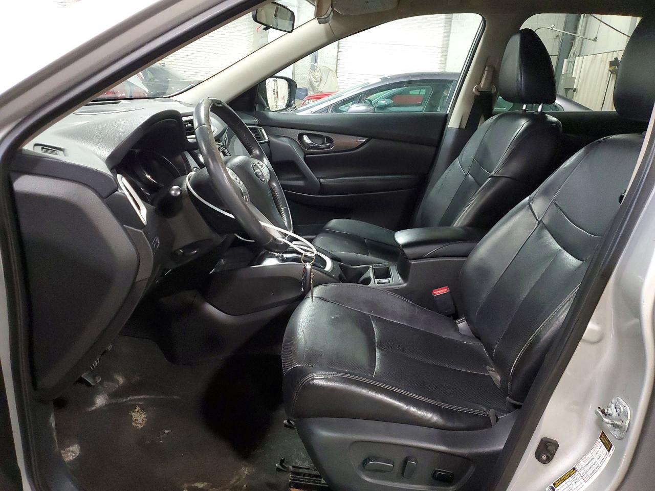 2015 Nissan Rogue Sl Silver vin: 5N1AT2MV6FC802682