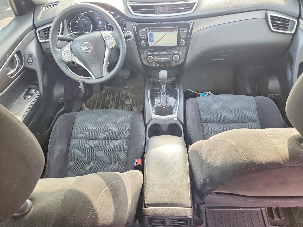 2015 Nissan Rogue Sv Серый vin: 5N1AT2MV6FC802858