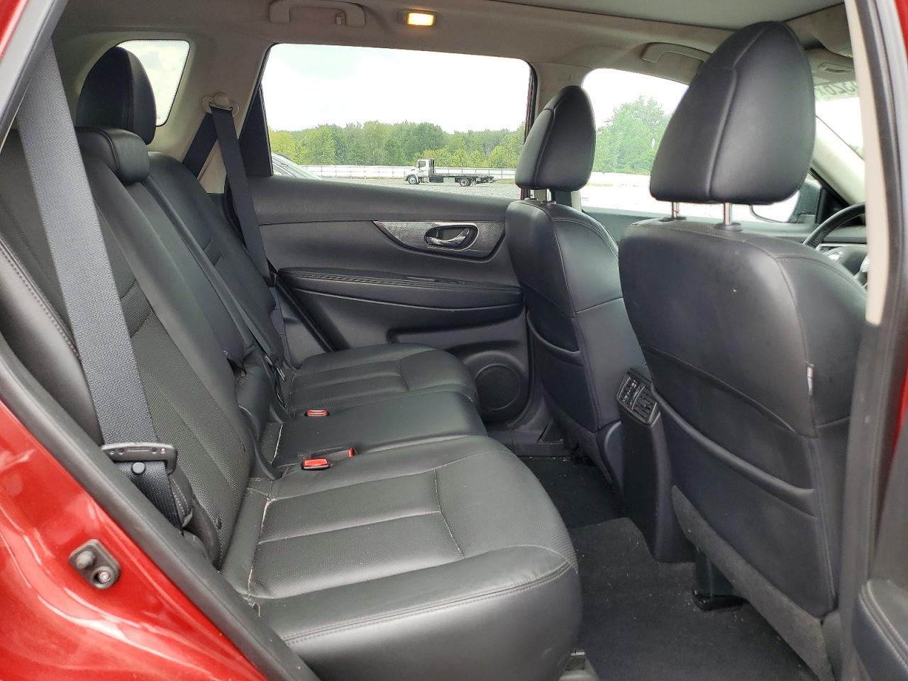 2015 Nissan Rogue Sl Maroon vin: 5N1AT2MV6FC811656
