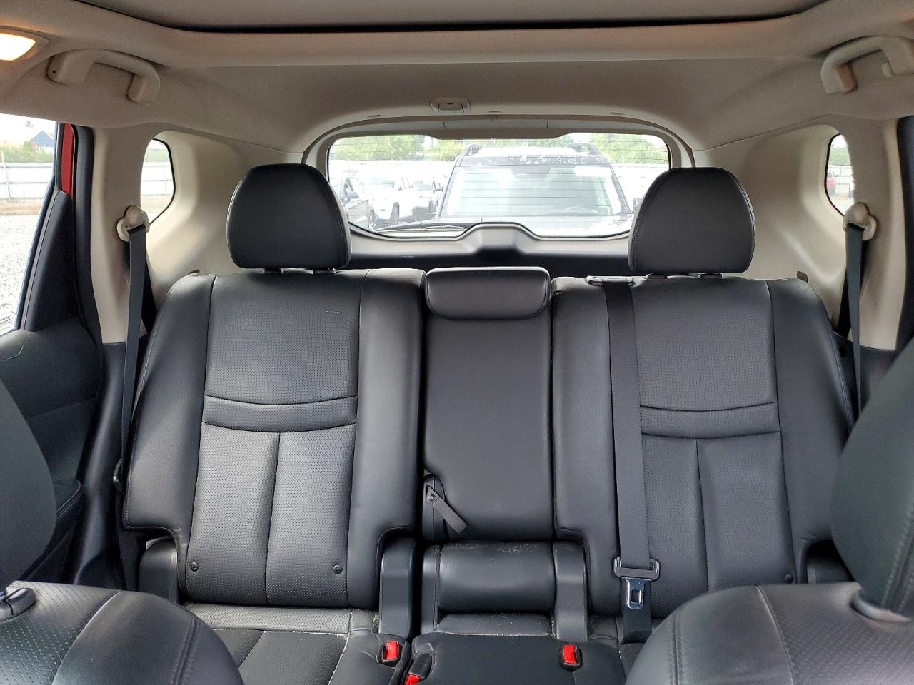 2015 Nissan Rogue Sl Maroon vin: 5N1AT2MV6FC811656