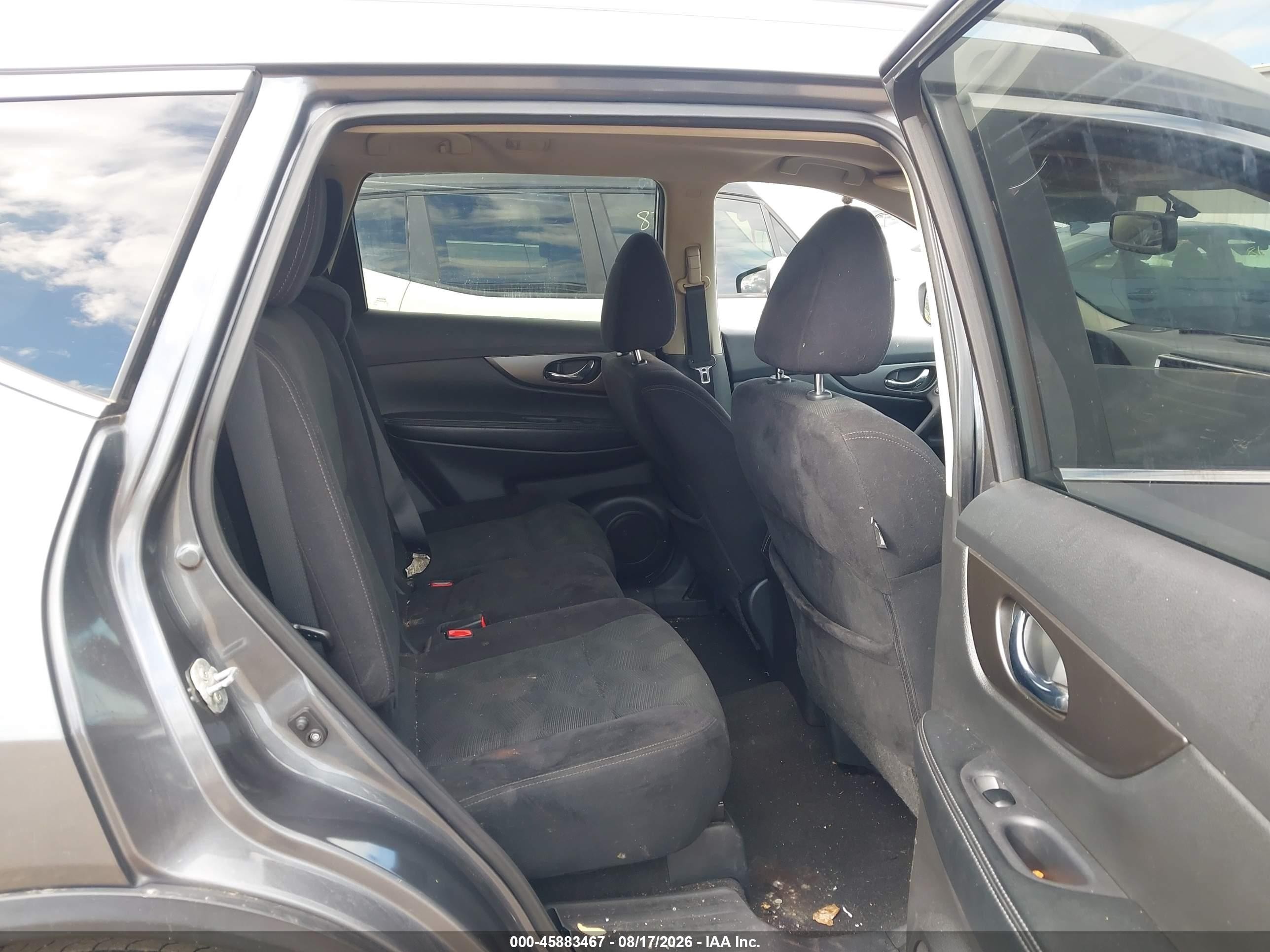 2015 Nissan Rogue Sv Серый vin: 5N1AT2MV6FC821085