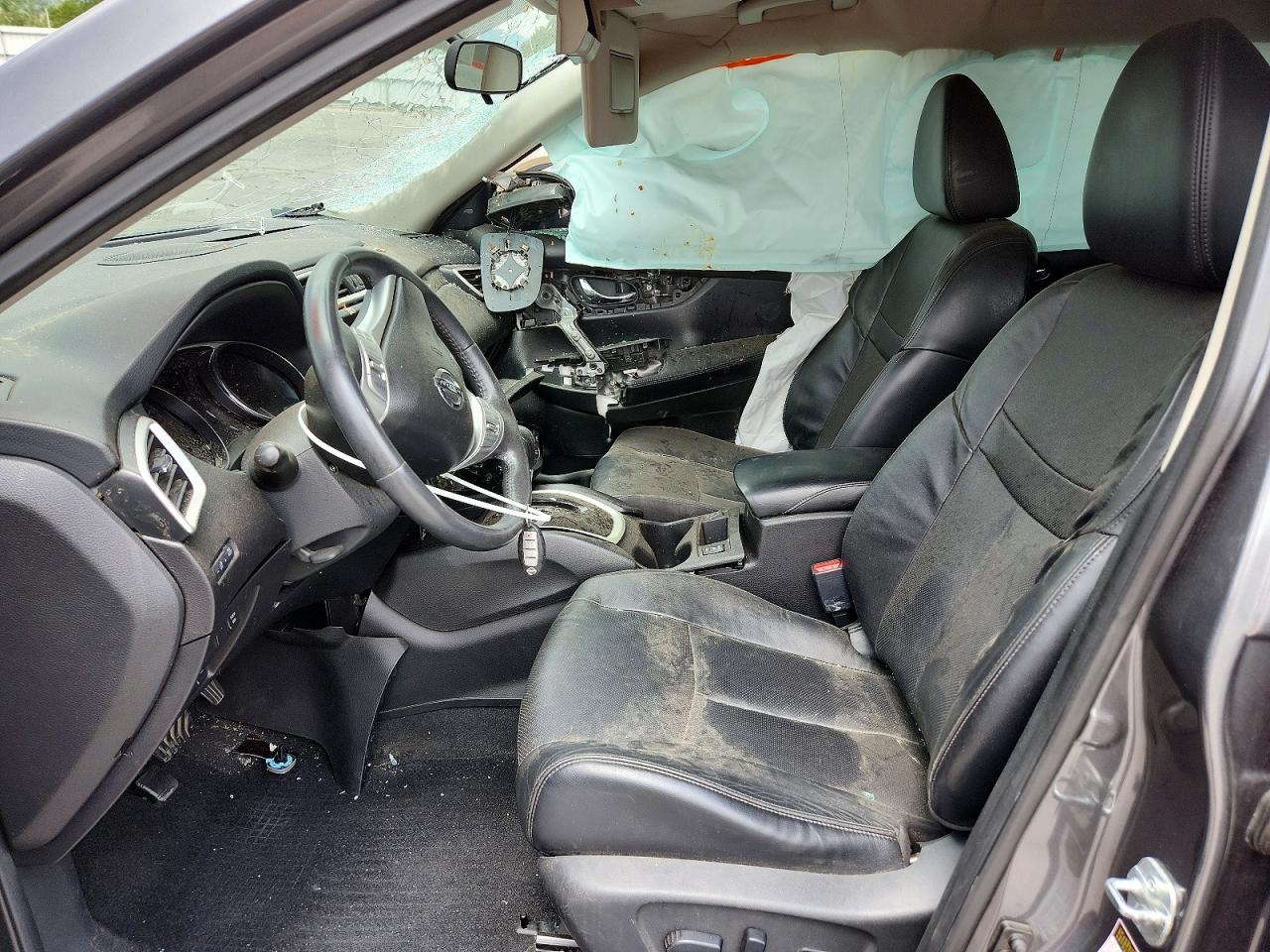 2015 Nissan Rogue Sl Charcoal vin: 5N1AT2MV6FC834287