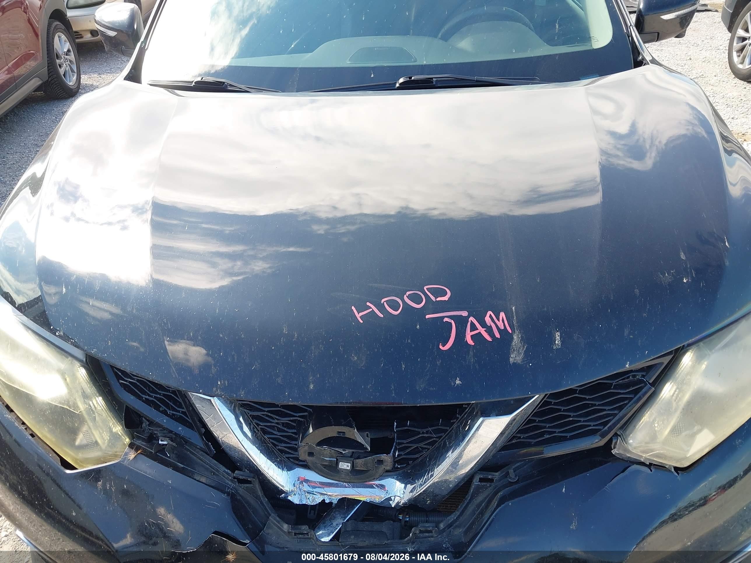 2015 Nissan Rogue Sl Черный vin: 5N1AT2MV6FC849887