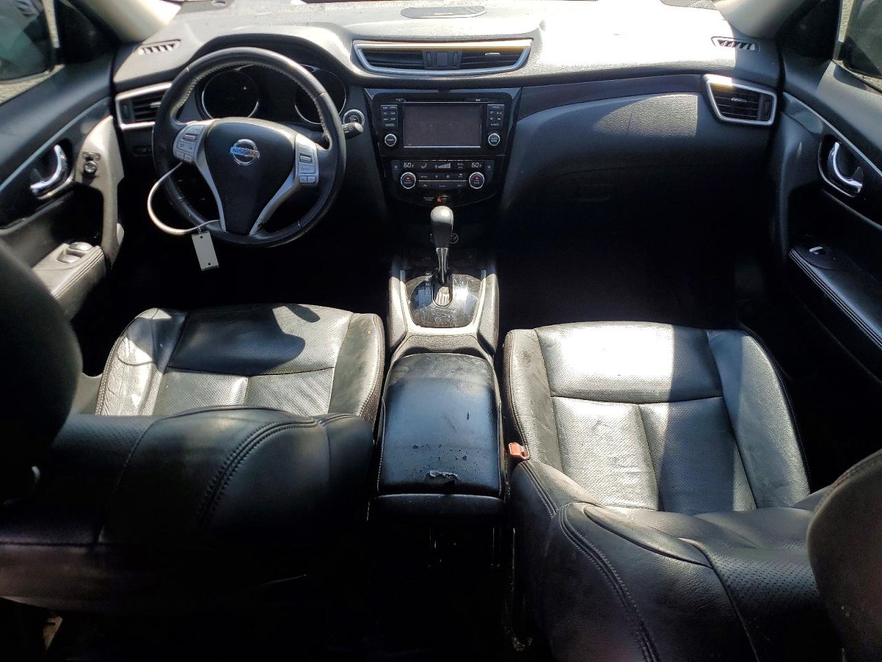 2015 Nissan Rogue Sl White vin: 5N1AT2MV6FC854636