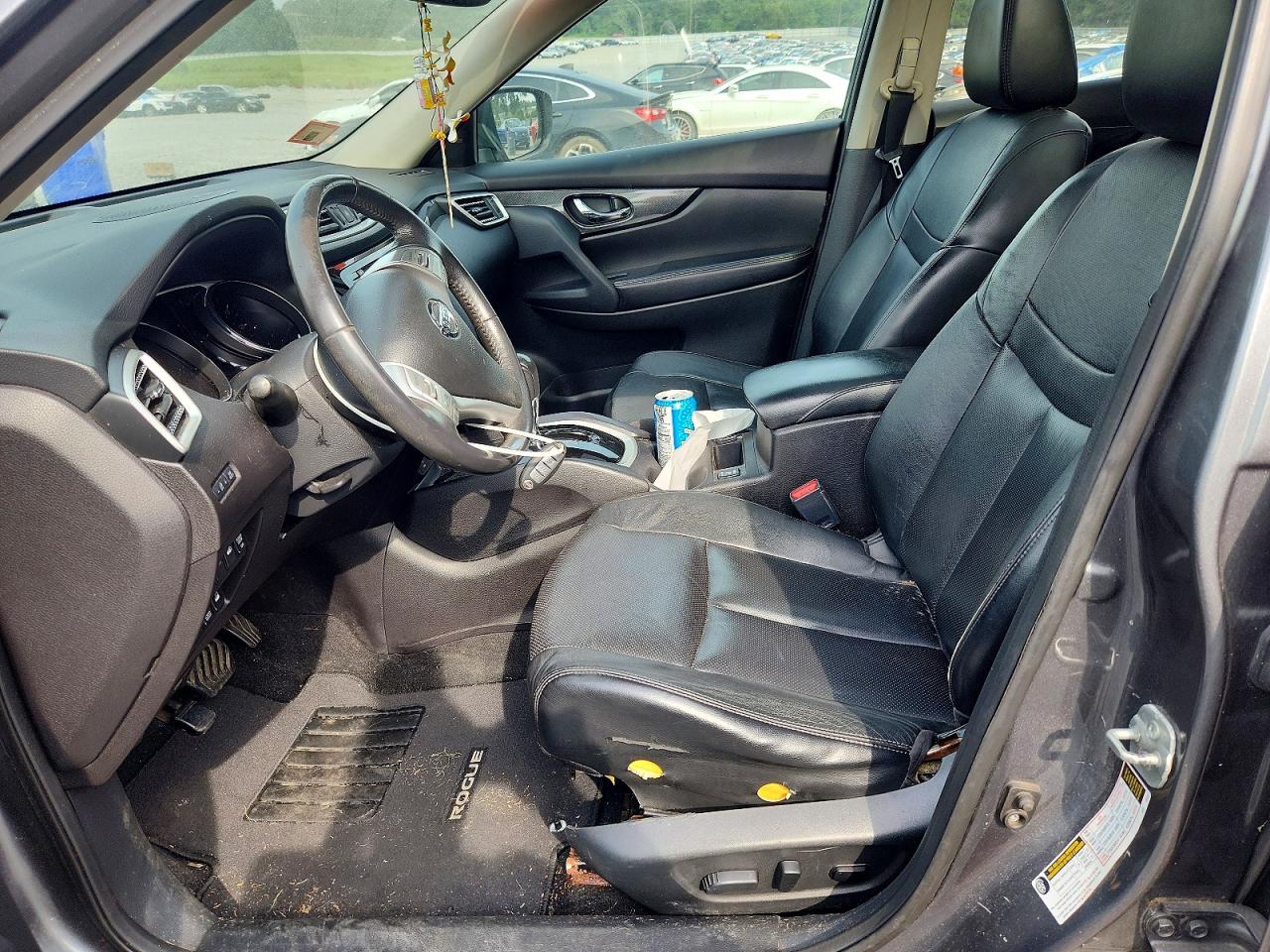 2015 Nissan Rogue Sl Gray vin: 5N1AT2MV6FC864292