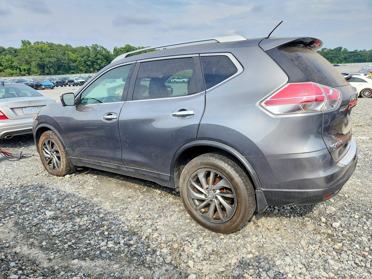 2015 Nissan Rogue Sl Gray vin: 5N1AT2MV6FC864292