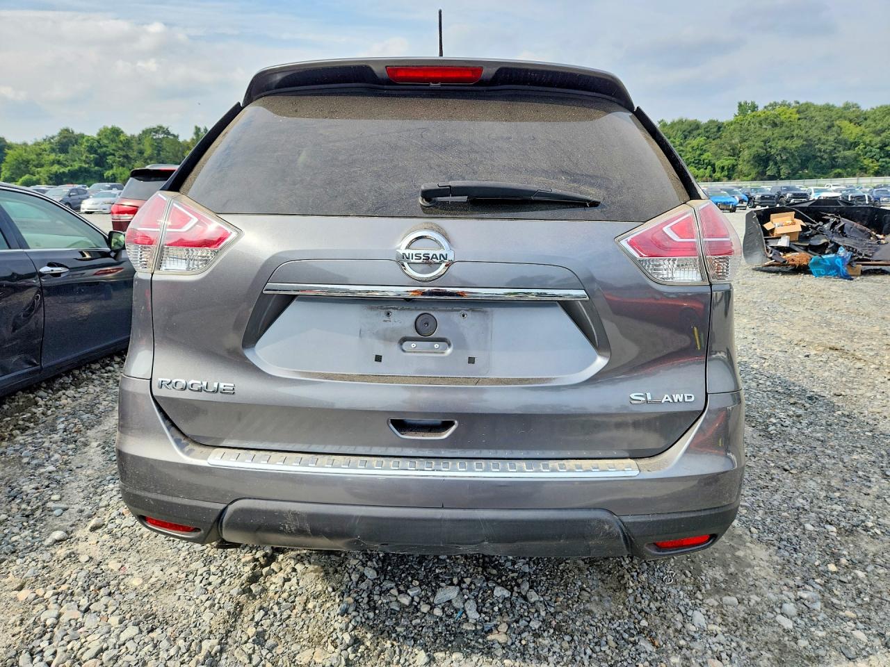 2015 Nissan Rogue Sl Gray vin: 5N1AT2MV6FC864292