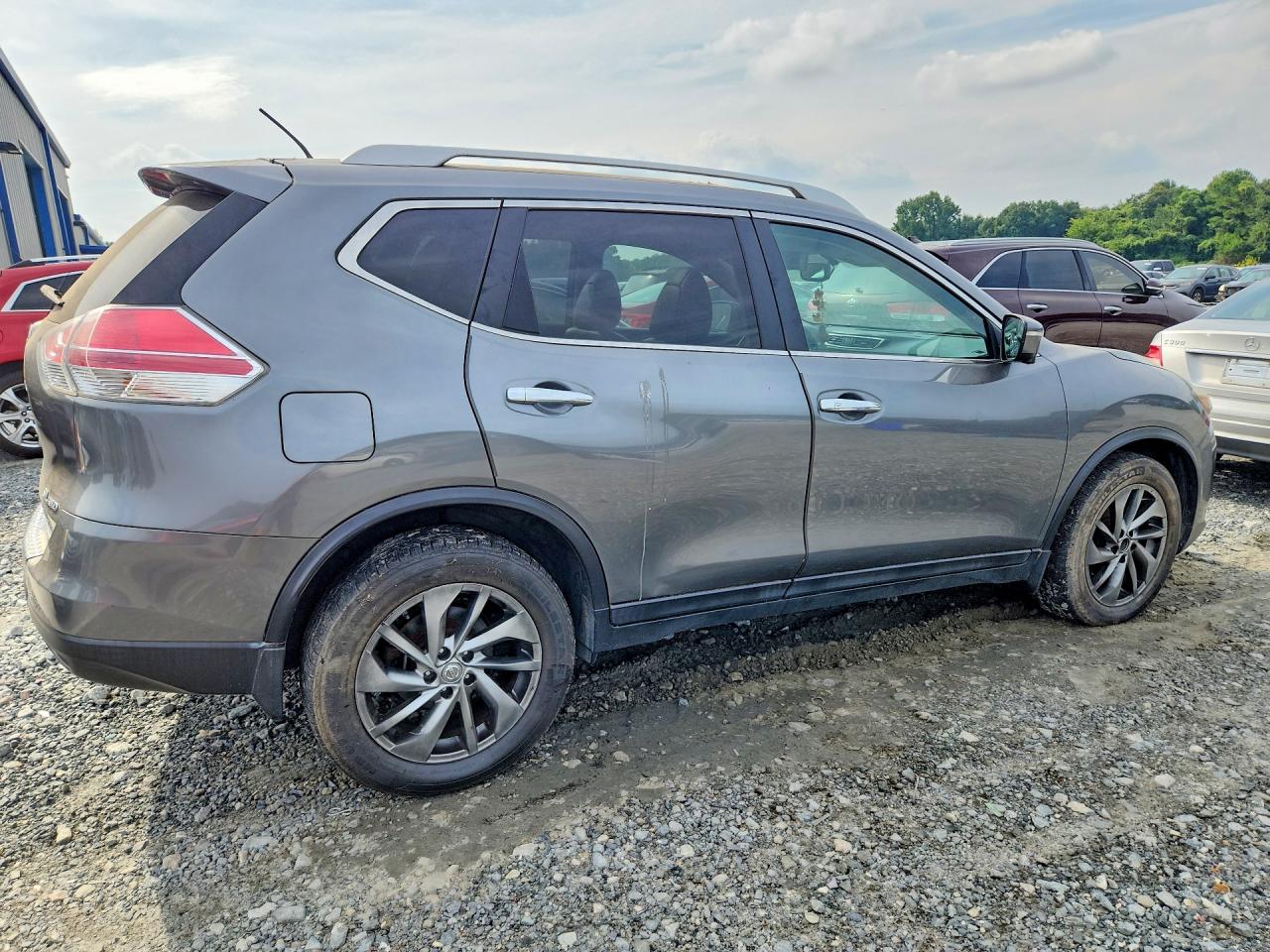 2015 Nissan Rogue Sl Gray vin: 5N1AT2MV6FC864292