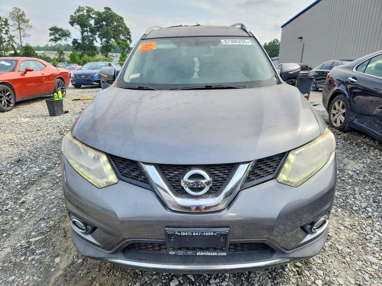 2015 Nissan Rogue Sl Gray vin: 5N1AT2MV6FC864292