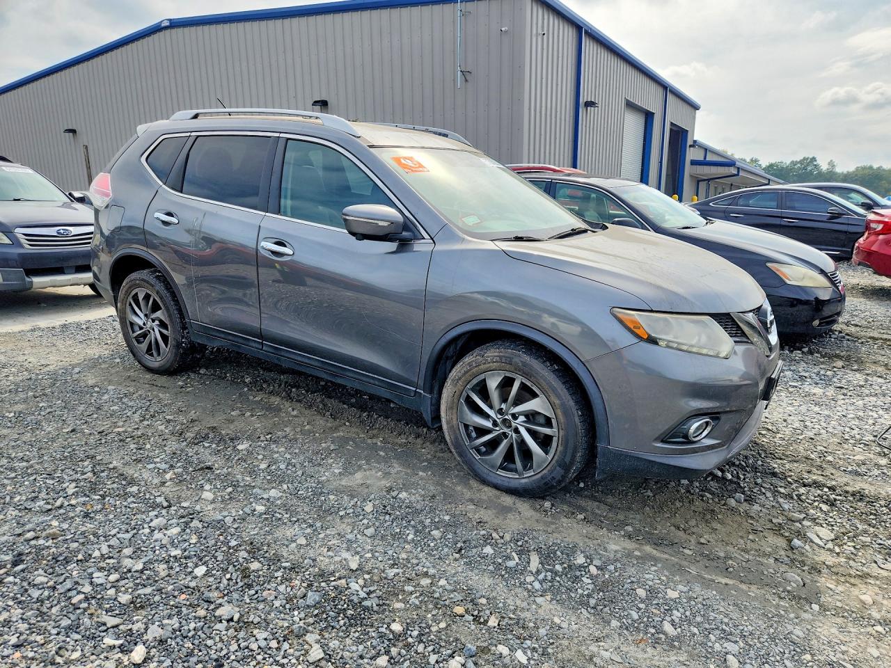 2015 Nissan Rogue Sl Gray vin: 5N1AT2MV6FC864292