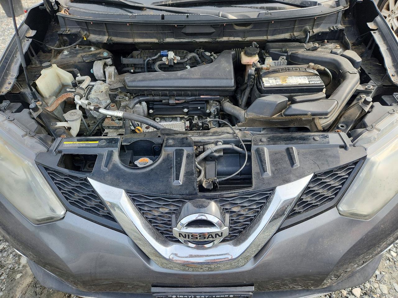2015 Nissan Rogue Sl Gray vin: 5N1AT2MV6FC864292