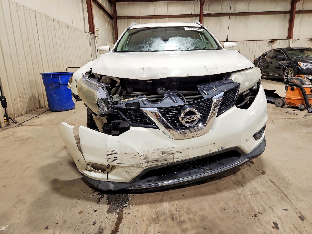 2015 Nissan Rogue Sv White vin: 5N1AT2MV6FC866012