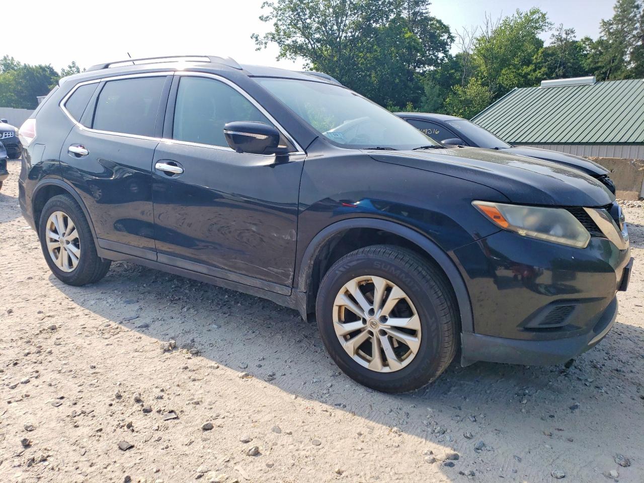 2015 Nissan Rogue Sv Black vin: 5N1AT2MV6FC871923